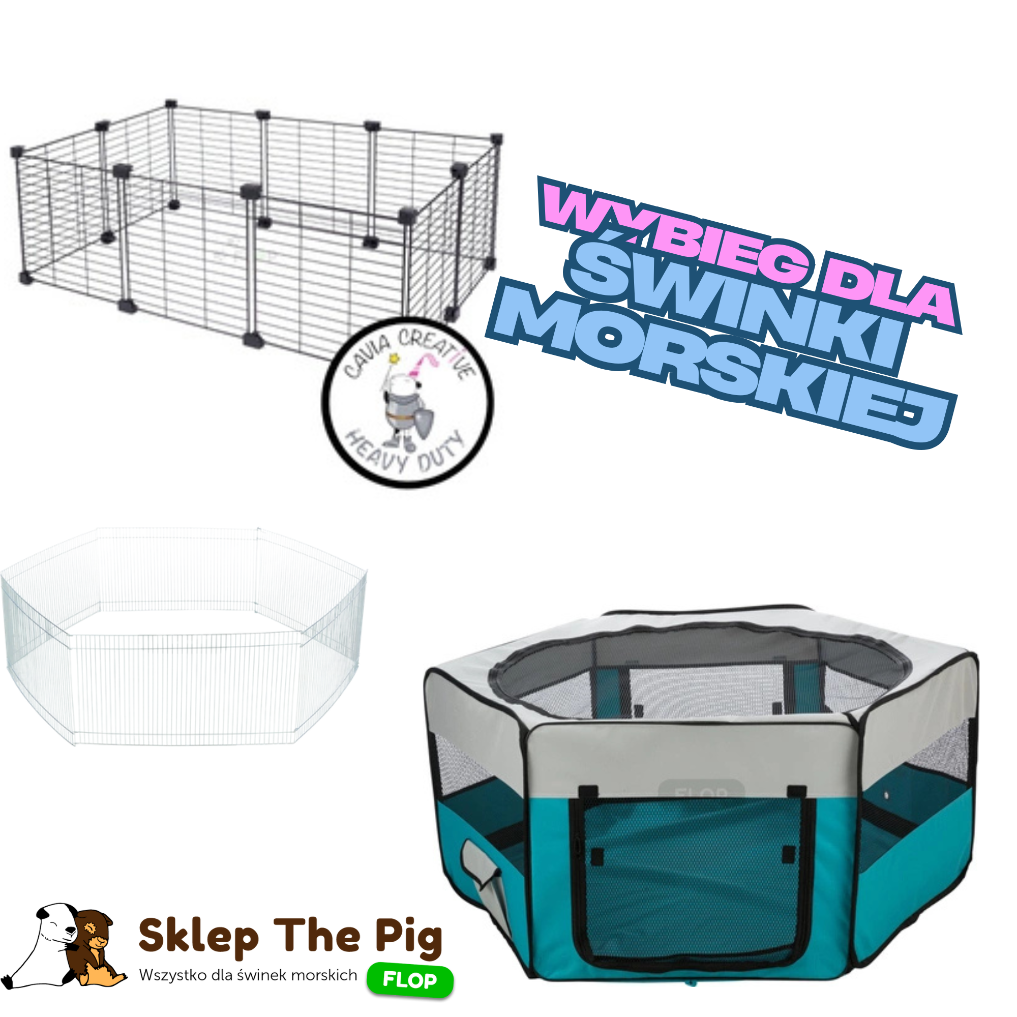 Wybieg dla świnki morskiej - polecane modele